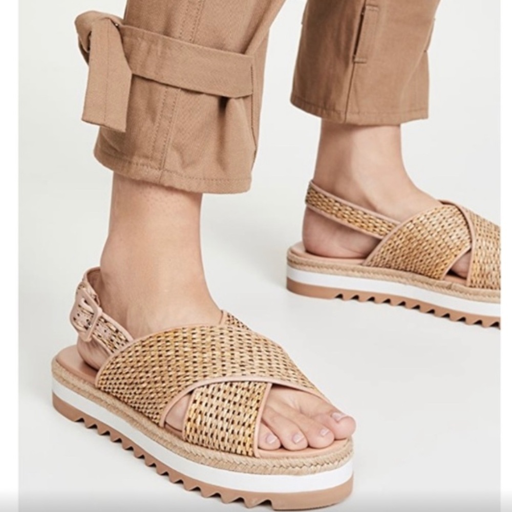 Schutz Aiyana 🧺 Woven Flatform Sandals